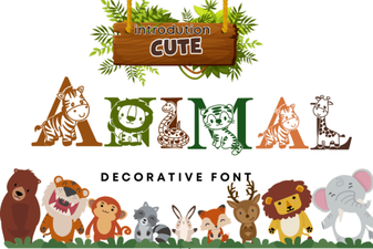Fun & Playful Fonts for Animal-Friendly Design Projects