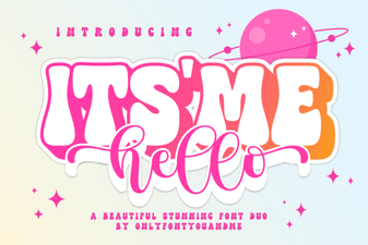 Creative Typography with Itsmehello Regular Font