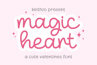 Magical Typography with Heart Font Designs